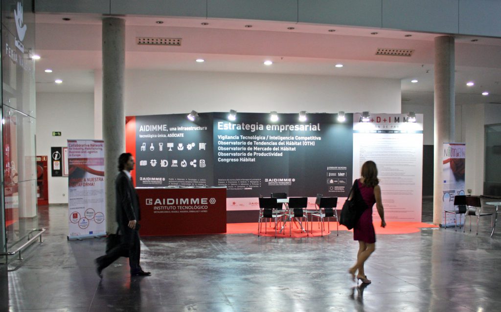 Estand del Instituto Tecnológico AIDIMME en la Feria Hábitat Valencia 2017